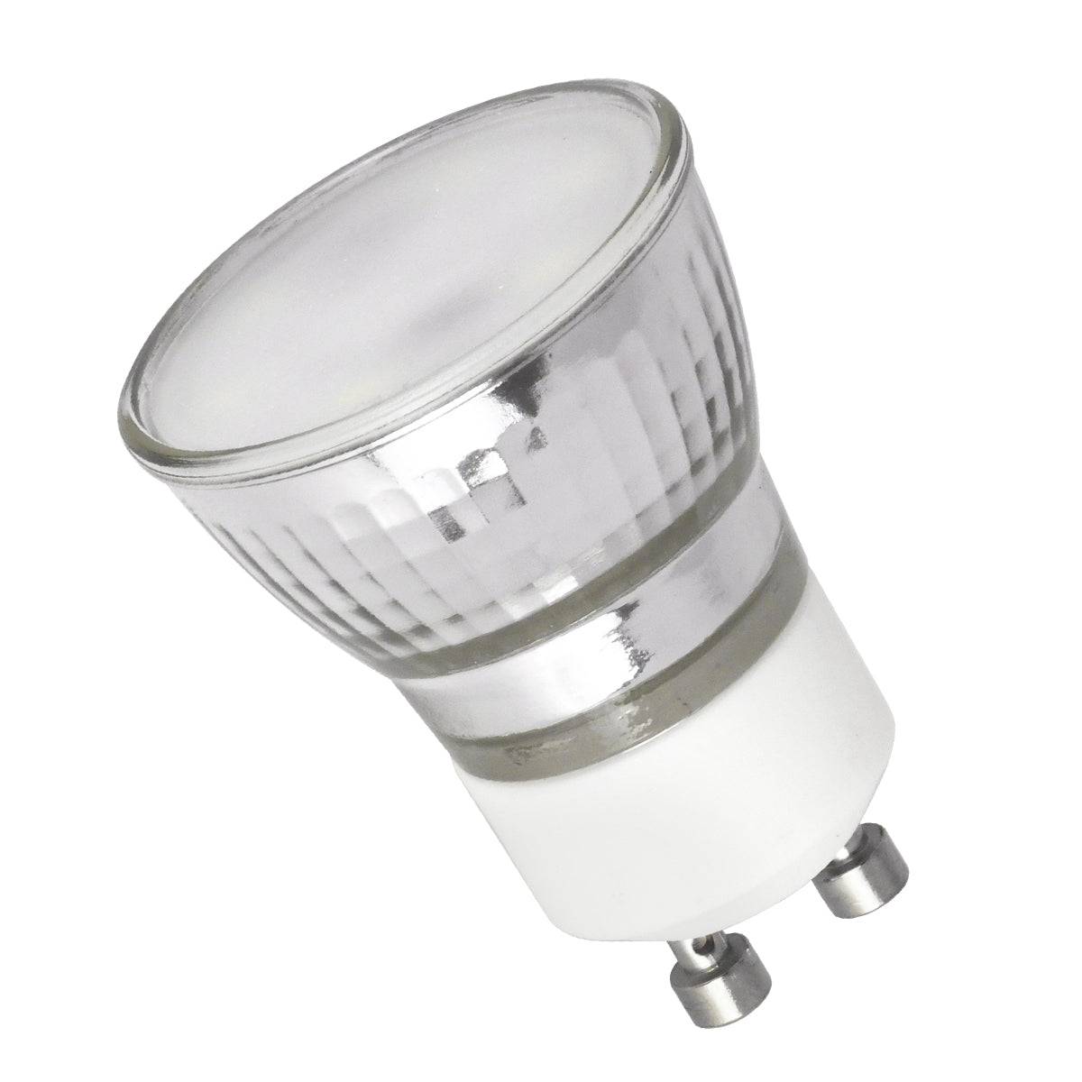 GloboStar® 76006 Λάμπα MR11 με βάση GU10 Mini Σποτ LED 4W 400lm 120° AC 85-265V με Λευκό Γαλακτερό Γυαλί Ψυχρό Λευκό 6000K - ledmania.gr