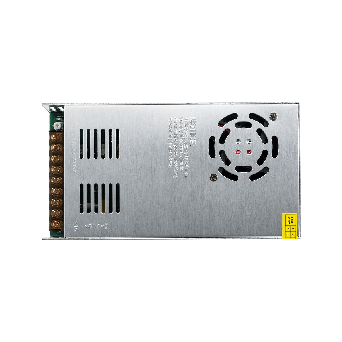 GloboStar® 73038 Μεταλλικό Τροφοδοτικό PELV για Προϊόντα LED 500W 41.6A - AC 220-240V σε DC 12V - IP20 Μ21 x Π11 x Υ5cm - 2 Χρόνια Εγγύηση - ledmania.gr