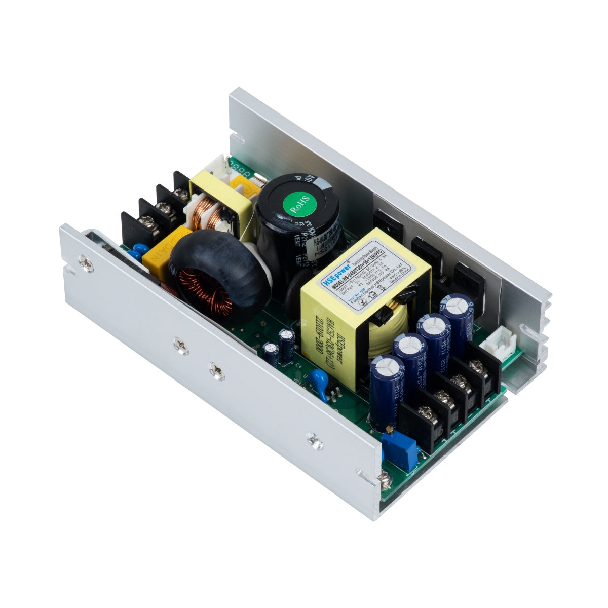 GloboStar® 73076 Μεταλλικό Τροφοδοτικό PELV για Ρομποτική Κεφαλή 7R Moving Head 450W - AC 220-240V σε DC 12V - 36V - 380V - IP20 L12.6 x W8 x H4cm - ledmania.gr