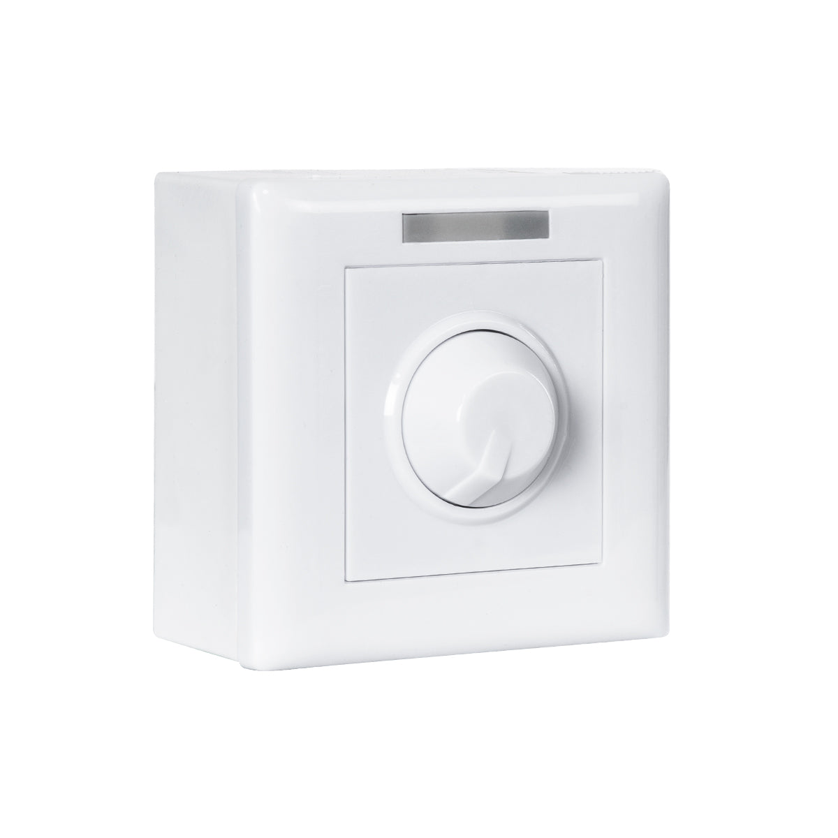 GloboStar® 73317 Επιτοίχιο Dimmer με Ασύρματο Χειριστήριο DC 12-24V για Μονόχρωμα Προϊόντα LED 16A Max 384W Μ9 x Π9 x Υ4.5cm - ledmania.gr