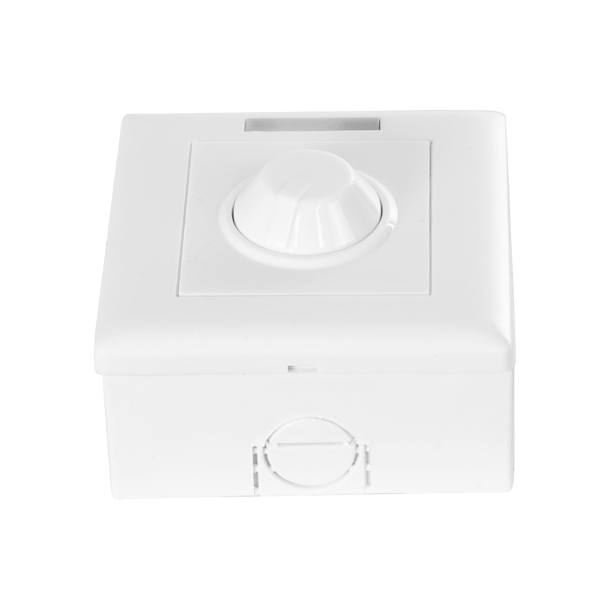 GloboStar® 73317 Επιτοίχιο Dimmer με Ασύρματο Χειριστήριο DC 12-24V για Μονόχρωμα Προϊόντα LED 16A Max 384W Μ9 x Π9 x Υ4.5cm - ledmania.gr