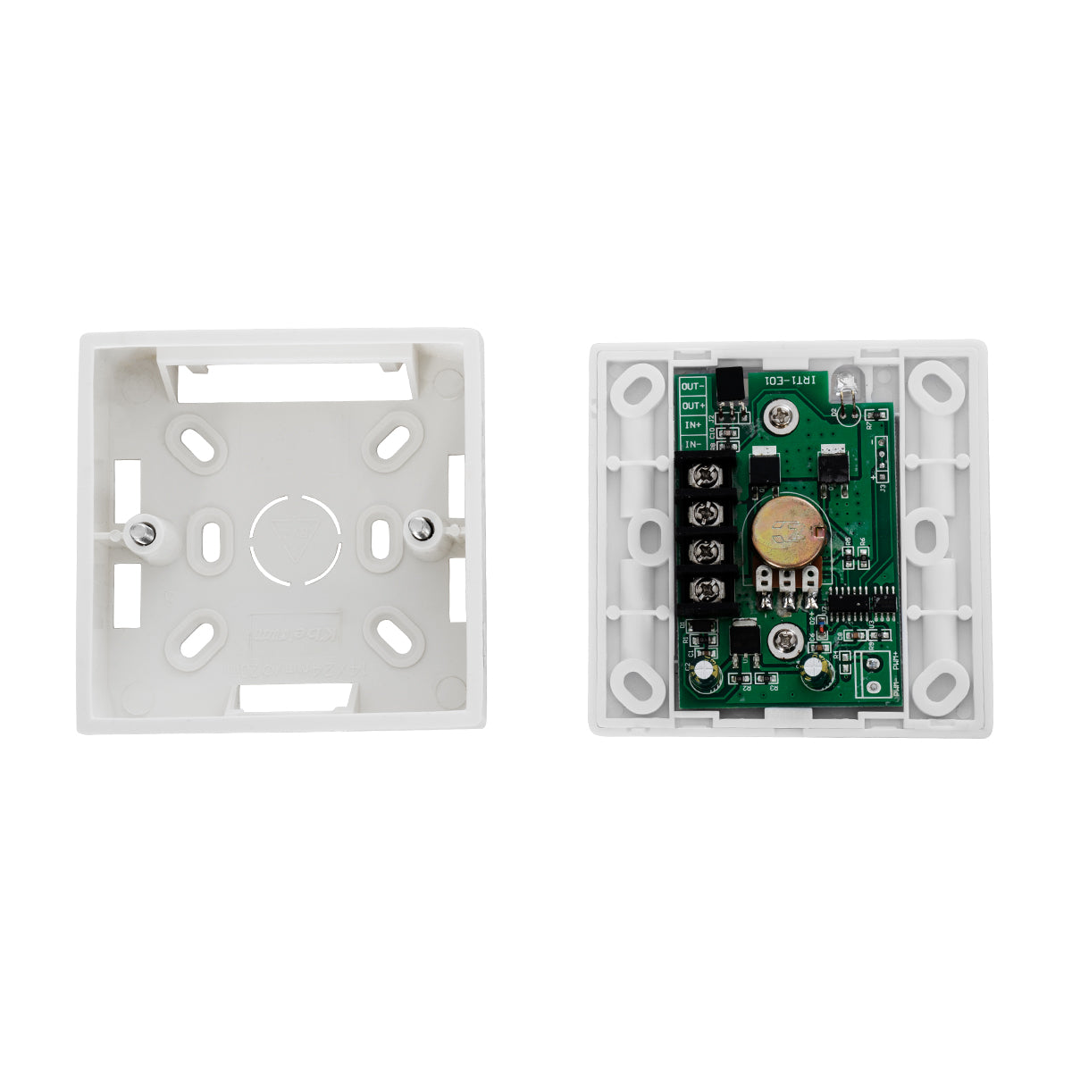 GloboStar® 73317 Επιτοίχιο Dimmer με Ασύρματο Χειριστήριο DC 12-24V για Μονόχρωμα Προϊόντα LED 16A Max 384W Μ9 x Π9 x Υ4.5cm - ledmania.gr