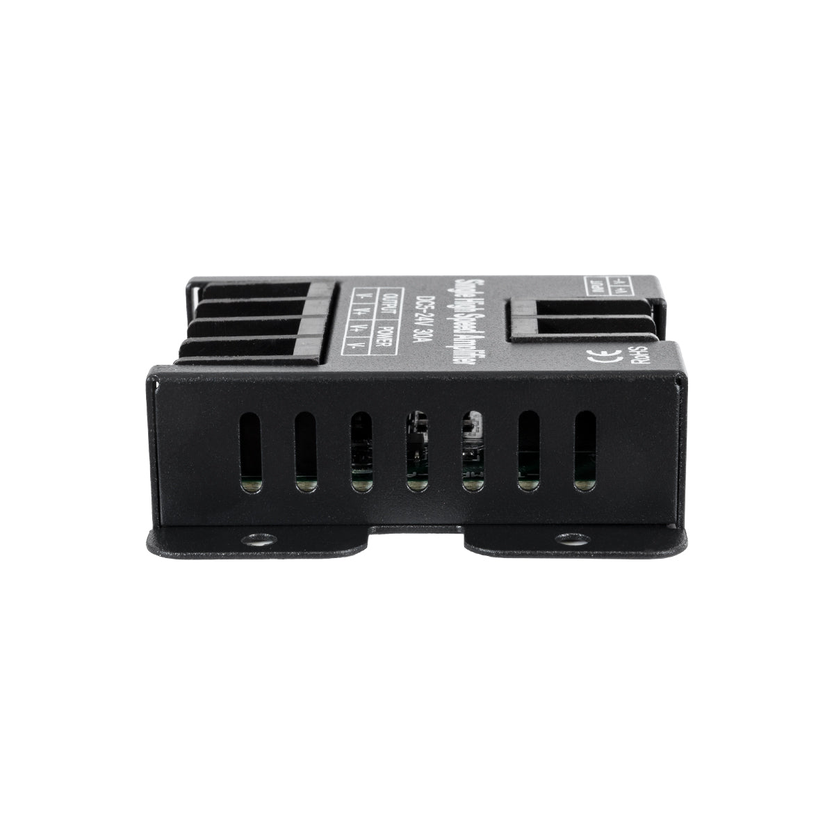 GloboStar® 73396 DC Power & Signal High Speed Amplifier Ενισχυτής Ισχύος & Σήματος Υψηλών Ταχυτήτων 1 Καναλιού DC 5-24V 1 x 30A 360W - Max 30A 360W - IP20 - Single Color - Μ6.3 x Π6.7 x Υ2cm - 2 Χρόνια Εγγύηση - ledmania.gr