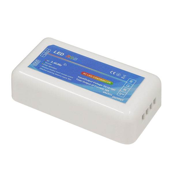 Ασύρματος LED Δέκτης - Receiver RGB Controller 2.4G RF για Groups 12v (144w) - 24v (288w) DC GloboStar 73418 - ledmania.gr