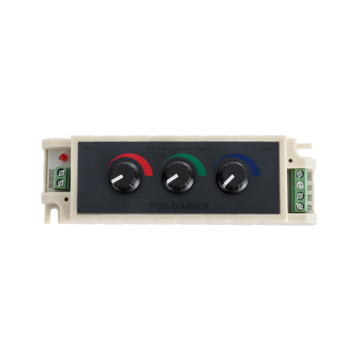 GloboStar® 73419 DC RGB Dimmer Controller 3 Καναλιών DC 12V 3 x 9A 144W - Max 27A 144W - IP20 Μ13 x Π4 x Υ4.5cm - 3 Χρόνια Εγγύηση - ledmania.gr