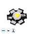 GloboStar® 73741 High Power Star LED - Υψηλής Ισχύος Star LED 3W DC 3.2V Ψυχρό Λευκό 6000K Φ2 x Υ0.6cm - 2 Χρόνια Εγγύηση - ledmania.gr