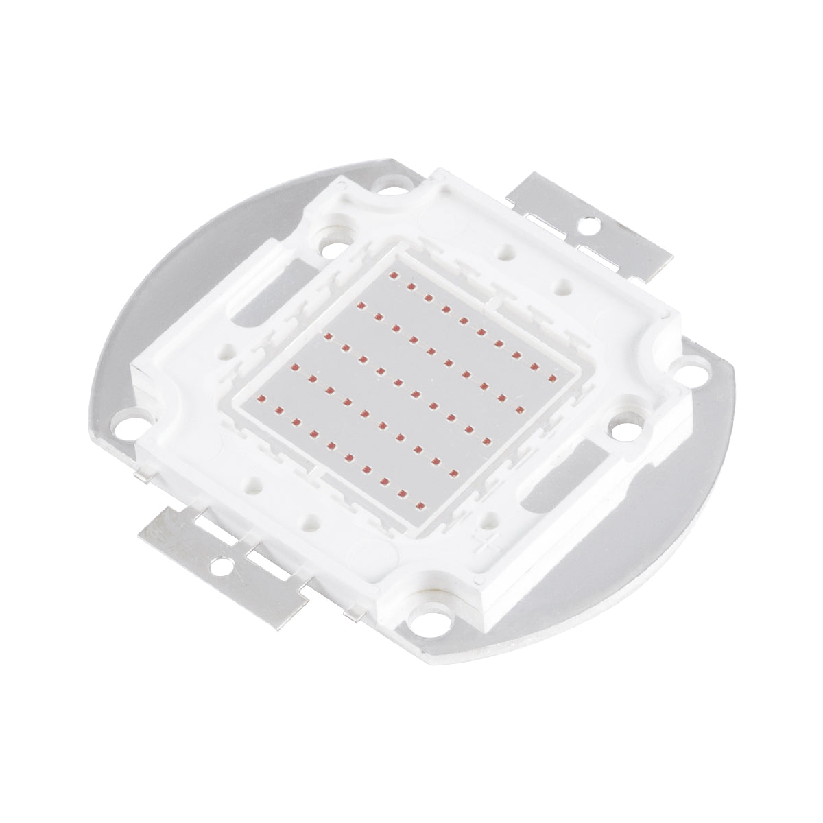 GloboStar® 73768 Υψηλής Ισχύος LED COB BRIDGELUX 50W 2500lm DC 20-24V - Μ5.6 x Π5.2 x Υ0.6cm - Κόκκινο - 2 Χρόνια Εγγύηση - ledmania.gr