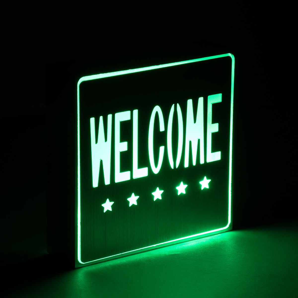 Φωτιστικό Τοίχου Ένδειξης WELCOME 5 STARS LED 1W AC 220-240V IP20 - Σώμα Αλουμινίου