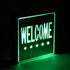 Φωτιστικό Τοίχου Ένδειξης WELCOME 5 STARS LED 1W AC 220-240V IP20 - Σώμα Αλουμινίου