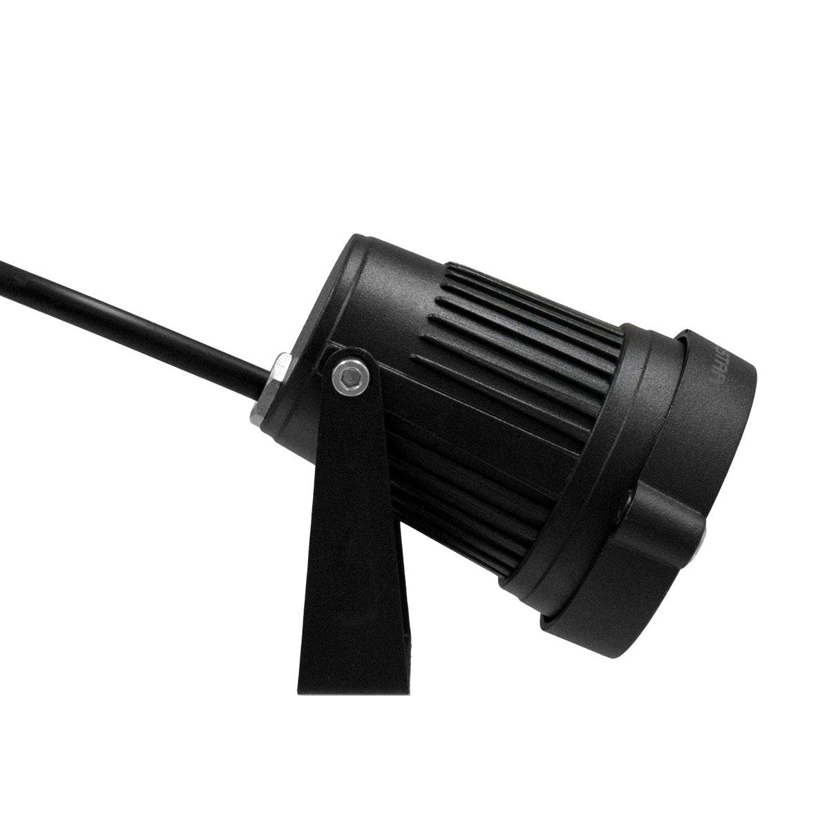 GloboStar® 75585 Προβολάκι Κήπου Καρφωτό - Δαπέδου Bridgelux COB LED 10W 1000lm 35° DC 12V Αδιάβροχο IP67 Ultra Κόκκινο Dimmable - ledmania.gr