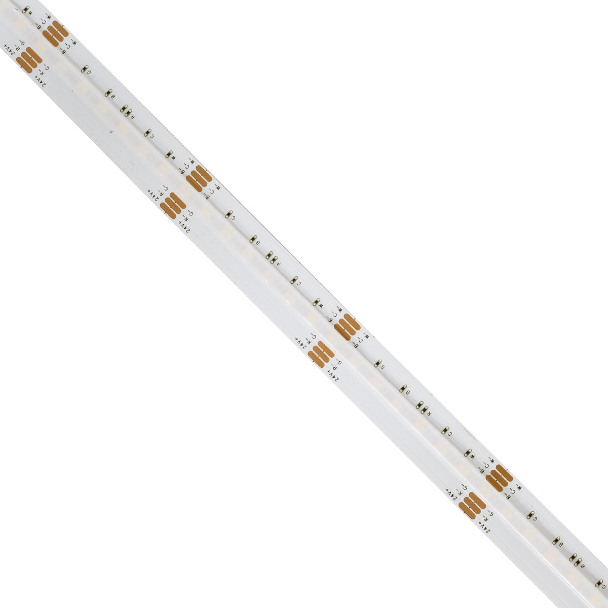 GloboStar® BEE 75589 Ταινία LED 18W/m 1800lm/m 120° DC 24V IP20 - 840 x Micro 5in1 SMD COB LED Chip/Μέτρο - Μ5000 x Π12 x Υ2mm - Ρολό 5 Μέτρων - Πολύχρωμη RGBW+WW - 5 Χρόνια Εγγύηση - ledmania.gr