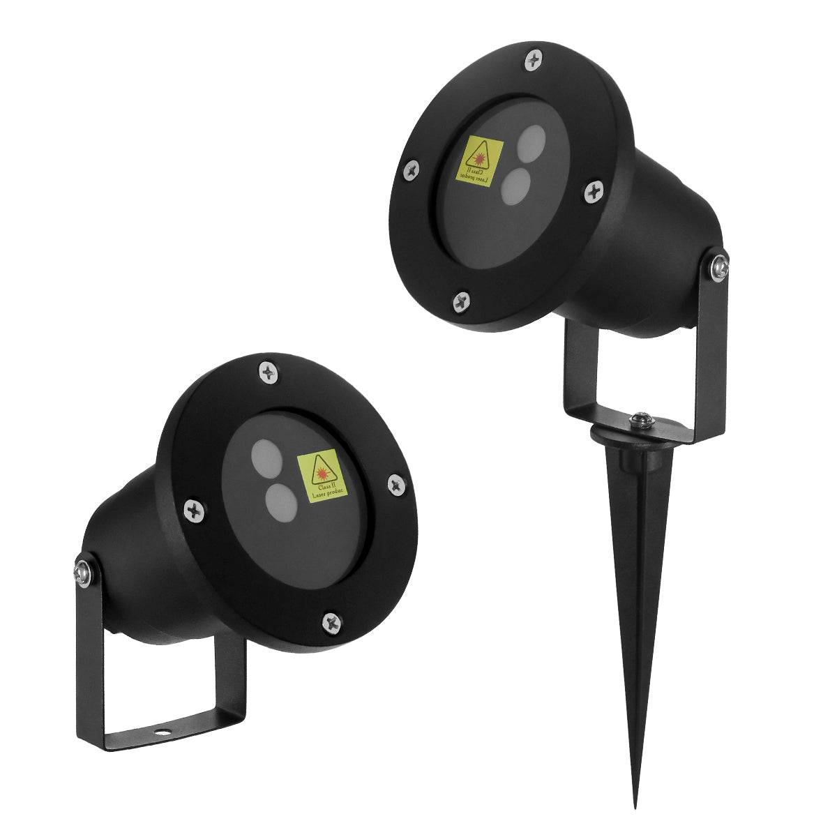 GloboStar® 75598 Προβολάκι Κήπου Καρφωτό - Δαπέδου Laser 30W 60° AC 230V Αδιάβροχο IP67 με Ασύρματο Χειριστήριο RF 2.4Ghz Πράσινο - Κόκκινο - ledmania.gr