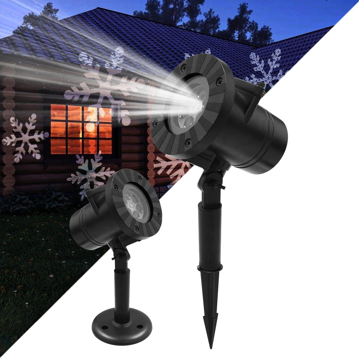 GloboStar® 75599 Προβολάκι Κήπου Καρφωτό - Δαπέδου Epistar LED 6W 300lm 60° AC 230V Αδιάβροχο IP44 RGB με 12 Διαφορετικά Σχέδια Φωτισμού - ledmania.gr