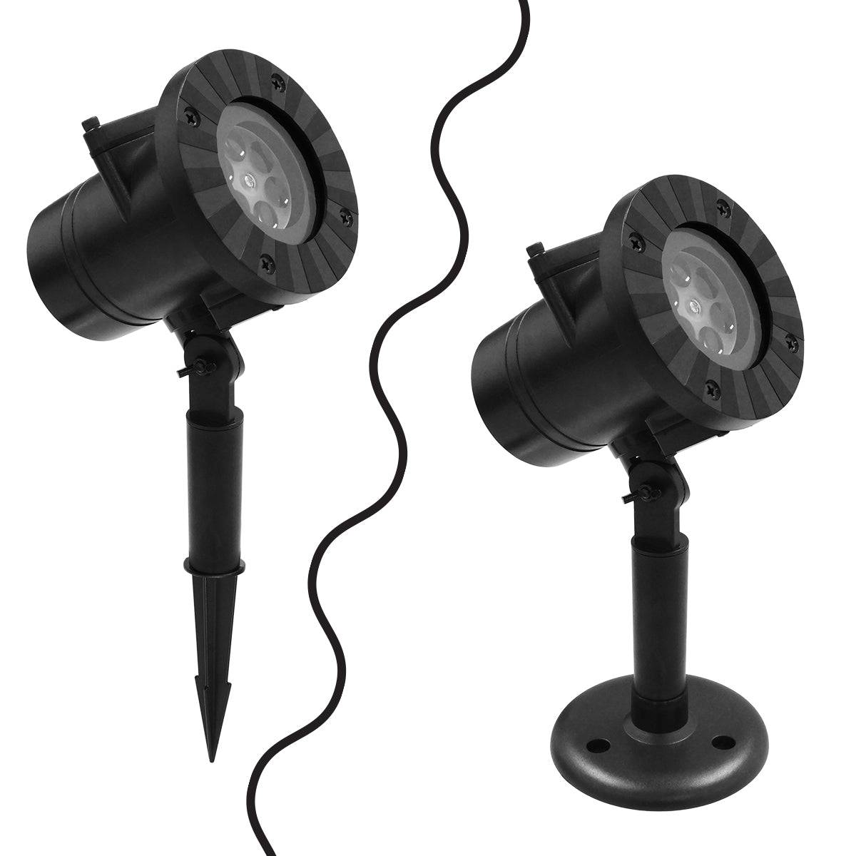GloboStar® 75599 Προβολάκι Κήπου Καρφωτό - Δαπέδου Epistar LED 6W 300lm 60° AC 230V Αδιάβροχο IP44 RGB με 12 Διαφορετικά Σχέδια Φωτισμού - ledmania.gr