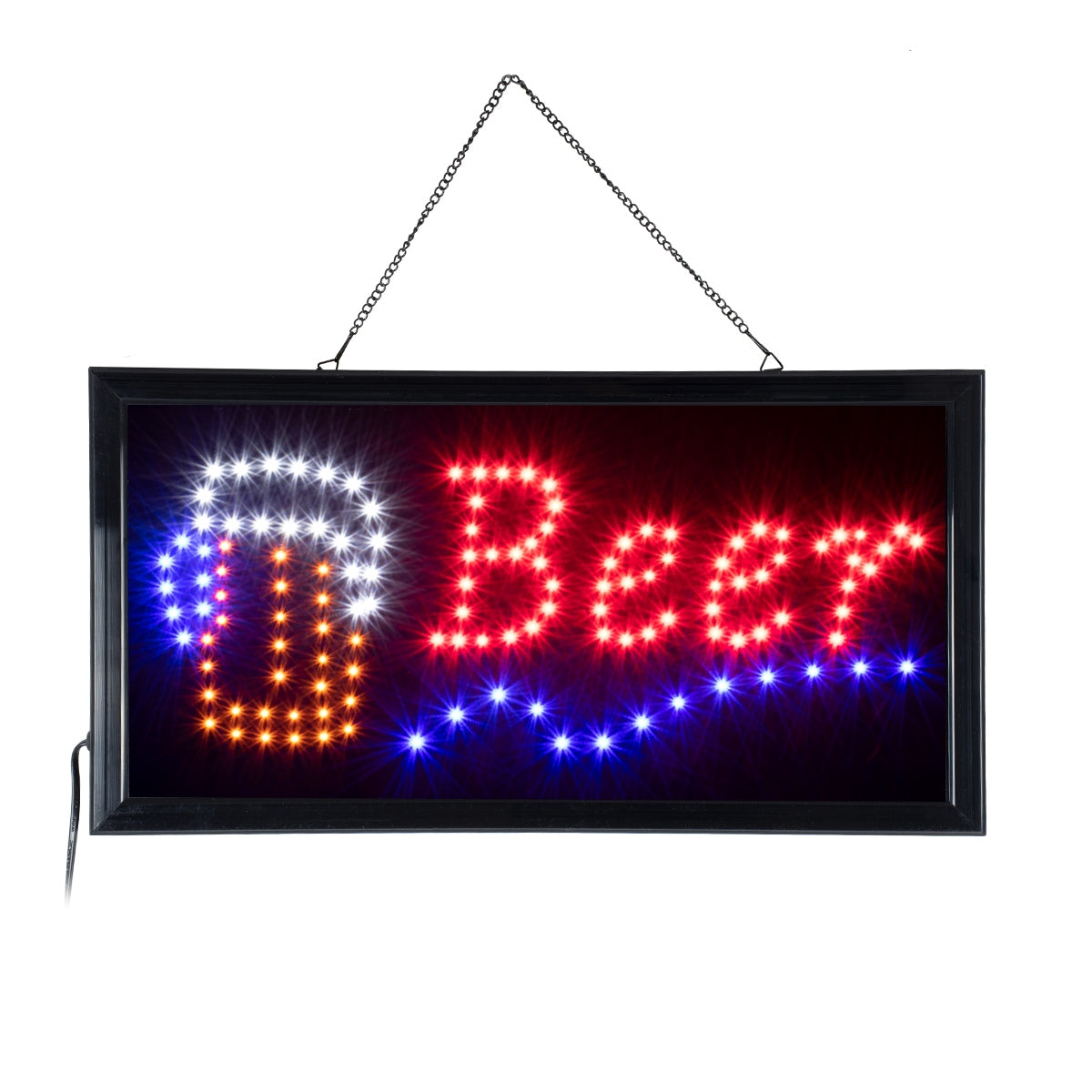 GloboStar® 75688 Φωτιστικό Ταμπέλα Φωτεινή Επιγραφή LED Σήμανσης BEER 3W AC 230V με Διακόπτη On/Off Κόκκινο - Μπλε - Πορτοκαλί - ledmania.gr