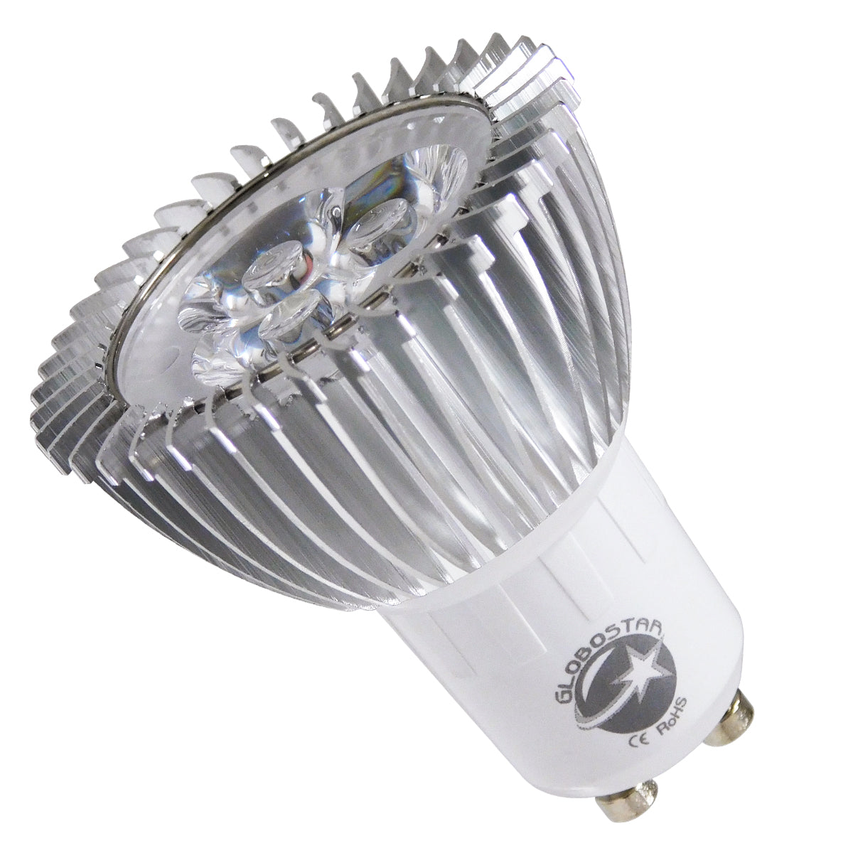 GloboStar® 76040 Λάμπα GU10 Spot LED 3W 300lm 45° AC 85-265V Ψυχρό Λευκό 6000K Dimmable - ledmania.gr