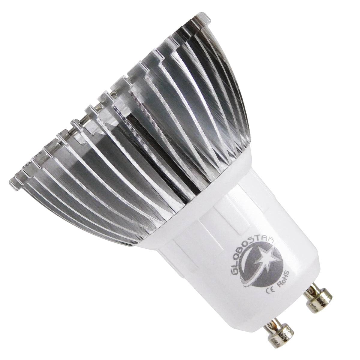 GloboStar® 76040 Λάμπα GU10 Spot LED 3W 300lm 45° AC 85-265V Ψυχρό Λευκό 6000K Dimmable - ledmania.gr