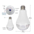 GloboStar® 76073 WIFI 2.4G IP CAMERA 2.0MP 1080P - Έξυπνη Κρυφή IP Κάμερα WiFi 1080P Fish Eye 360° 3W LED σε Σχήμα Λάμπας με Ντουί και Βάση E27 Smart Home - ledmania.gr