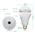 GloboStar® 76073 WIFI 2.4G IP CAMERA 2.0MP 1080P - Έξυπνη Κρυφή IP Κάμερα WiFi 1080P Fish Eye 360° 3W LED σε Σχήμα Λάμπας με Ντουί και Βάση E27 Smart Home - ledmania.gr