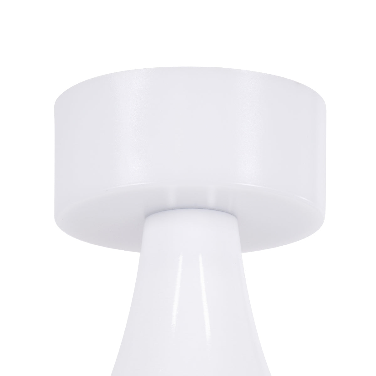 GloboStar® DOLLY 76466 Μοντέρνο Επιτραπέζιο Φωτιστικό Πορτατίφ LED 1.5W 105lm 120° DC 5V Επαναφορτιζόμενο με Μπαταρία Li-ion 1800mAh - Διακόπτη Αφής με 3 Εναλλαγές Φωτισμού CCT Θερμό - Φυσικό - Ψυχρό 1500K - 4500K - 6000K Dimmable - D9 x 21cm - Λευκό - ledmania.gr