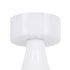 GloboStar® DOLLY 76466 Μοντέρνο Επιτραπέζιο Φωτιστικό Πορτατίφ LED 1.5W 105lm 120° DC 5V Επαναφορτιζόμενο με Μπαταρία Li-ion 1800mAh - Διακόπτη Αφής με 3 Εναλλαγές Φωτισμού CCT Θερμό - Φυσικό - Ψυχρό 1500K - 4500K - 6000K Dimmable - D9 x 21cm - Λευκό - ledmania.gr