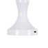 GloboStar® LUNNA 76476 Μοντέρνο Επιτραπέζιο Φωτιστικό Πορτατίφ LED 1.5W 105lm 120° DC 5V Επαναφορτιζόμενο με Μπαταρία Li-ion 1800mAh - Διακόπτη Αφής με 3 Εναλλαγές Φωτισμού CCT Θερμό - Φυσικό - Ψυχρό 1500K - 4500K - 6000K Dimmable - D9 x 23cm - Λευκό - ledmania.gr