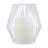 GloboStar® CANDLE 76488 Διακοσμητικό Realistic Κερί με LED Εφέ Κινούμενης Φλόγας - Μπαταρίας 2 x AA (Δεν Συμπεριλαμβάνονται) & Ασύρματο Χειριστήριο IR Θερμό Λευκό 2700K Dimmable Λευκό Φ14 x Υ16cm - ledmania.gr