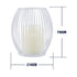 GloboStar® CANDLE 76490 Διακοσμητικό Realistic Κερί με LED Εφέ Κινούμενης Φλόγας - Μπαταρίας 2 x AA (Δεν Συμπεριλαμβάνονται) & Ασύρματο Χειριστήριο IR Θερμό Λευκό 2700K Dimmable Λευκό Φ14 x Υ16cm - ledmania.gr