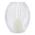 GloboStar® CANDLE 76492 Διακοσμητικό Realistic Κερί με LED Εφέ Κινούμενης Φλόγας - Μπαταρίας 2 x AA (Δεν Συμπεριλαμβάνονται) & Ασύρματο Χειριστήριο IR Θερμό Λευκό 2700K Dimmable Λευκό Φ19 x Υ24cm - ledmania.gr