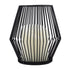 GloboStar® CANDLE 76493 Διακοσμητικό Realistic Κερί με LED Εφέ Κινούμενης Φλόγας - Μπαταρίας 2 x AA (Δεν Συμπεριλαμβάνονται) & Ασύρματο Χειριστήριο IR Θερμό Λευκό 2700K Dimmable Μαύρο Φ14 x Υ16cm - ledmania.gr