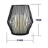 GloboStar® CANDLE 76493 Διακοσμητικό Realistic Κερί με LED Εφέ Κινούμενης Φλόγας - Μπαταρίας 2 x AA (Δεν Συμπεριλαμβάνονται) & Ασύρματο Χειριστήριο IR Θερμό Λευκό 2700K Dimmable Μαύρο Φ14 x Υ16cm - ledmania.gr
