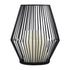 GloboStar® CANDLE 76494 Διακοσμητικό Realistic Κερί με LED Εφέ Κινούμενης Φλόγας - Μπαταρίας 2 x AA (Δεν Συμπεριλαμβάνονται) & Ασύρματο Χειριστήριο IR Θερμό Λευκό 2700K Dimmable Μαύρο Φ16 x Υ18cm - ledmania.gr