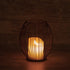 GloboStar® CADLE 76496 Διακοσμητικό Realistic Κερί με LED Εφέ Κινούμενης Φλόγας - Μπαταρίας 2 x AA (Δεν Συμπεριλαμβάνονται) & Ασύρματο Χειριστήριο IR Θερμό Λευκό 2700K Dimmable Μαύρο Φ16 x Υ18cm - ledmania.gr