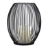 GloboStar® CANDLE 76497 Διακοσμητικό Realistic Κερί με LED Εφέ Κινούμενης Φλόγας - Μπαταρίας 2 x AA (Δεν Συμπεριλαμβάνονται) & Ασύρματο Χειριστήριο IR Θερμό Λευκό 2700K Dimmable Μαύρο Φ19 x Υ24cm - ledmania.gr