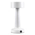 GloboStar® BELLA 76502 Μοντέρνο Επιτραπέζιο Φωτιστικό Πορτατίφ LED 1.5W 105lm 120° DC 5V Επαναφορτιζόμενο με Μπαταρία Li-ion 1800mAh - Διακόπτη Αφής με 3 Εντάσεις Φωτισμού Θερμό Λευκό 2700K Dimmable - Φ9 x 21cm - Λευκό - ledmania.gr