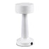 GloboStar® BELLA 76502 Μοντέρνο Επιτραπέζιο Φωτιστικό Πορτατίφ LED 1.5W 105lm 120° DC 5V Επαναφορτιζόμενο με Μπαταρία Li-ion 1800mAh - Διακόπτη Αφής με 3 Εντάσεις Φωτισμού Θερμό Λευκό 2700K Dimmable - Φ9 x 21cm - Λευκό - ledmania.gr