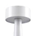 GloboStar® BELLA 76502 Μοντέρνο Επιτραπέζιο Φωτιστικό Πορτατίφ LED 1.5W 105lm 120° DC 5V Επαναφορτιζόμενο με Μπαταρία Li-ion 1800mAh - Διακόπτη Αφής με 3 Εντάσεις Φωτισμού Θερμό Λευκό 2700K Dimmable - Φ9 x 21cm - Λευκό - ledmania.gr