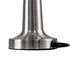 GloboStar® BELLA 76504 Μοντέρνο Επιτραπέζιο Φωτιστικό Πορτατίφ LED 1.5W 105lm 120° DC 5V Επαναφορτιζόμενο με Μπαταρία Li-ion 1800mAh - Διακόπτη Αφής με 3 Εντάσεις Φωτισμού Θερμό Λευκό 2700K Dimmable - Φ9 x 21cm - Ασημί - ledmania.gr
