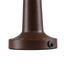 GloboStar® BELLA 76507 Μοντέρνο Επιτραπέζιο Φωτιστικό Πορτατίφ LED 1.5W 105lm 120° DC 5V Επαναφορτιζόμενο με Μπαταρία Li-ion 1800mAh - Διακόπτη Αφής με 3 Εντάσεις Φωτισμού Θερμό Λευκό 2700K Dimmable - Φ9 x 21cm - Σκούρο Καφέ - ledmania.gr