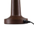 GloboStar® BELLA 76507 Μοντέρνο Επιτραπέζιο Φωτιστικό Πορτατίφ LED 1.5W 105lm 120° DC 5V Επαναφορτιζόμενο με Μπαταρία Li-ion 1800mAh - Διακόπτη Αφής με 3 Εντάσεις Φωτισμού Θερμό Λευκό 2700K Dimmable - Φ9 x 21cm - Σκούρο Καφέ - ledmania.gr