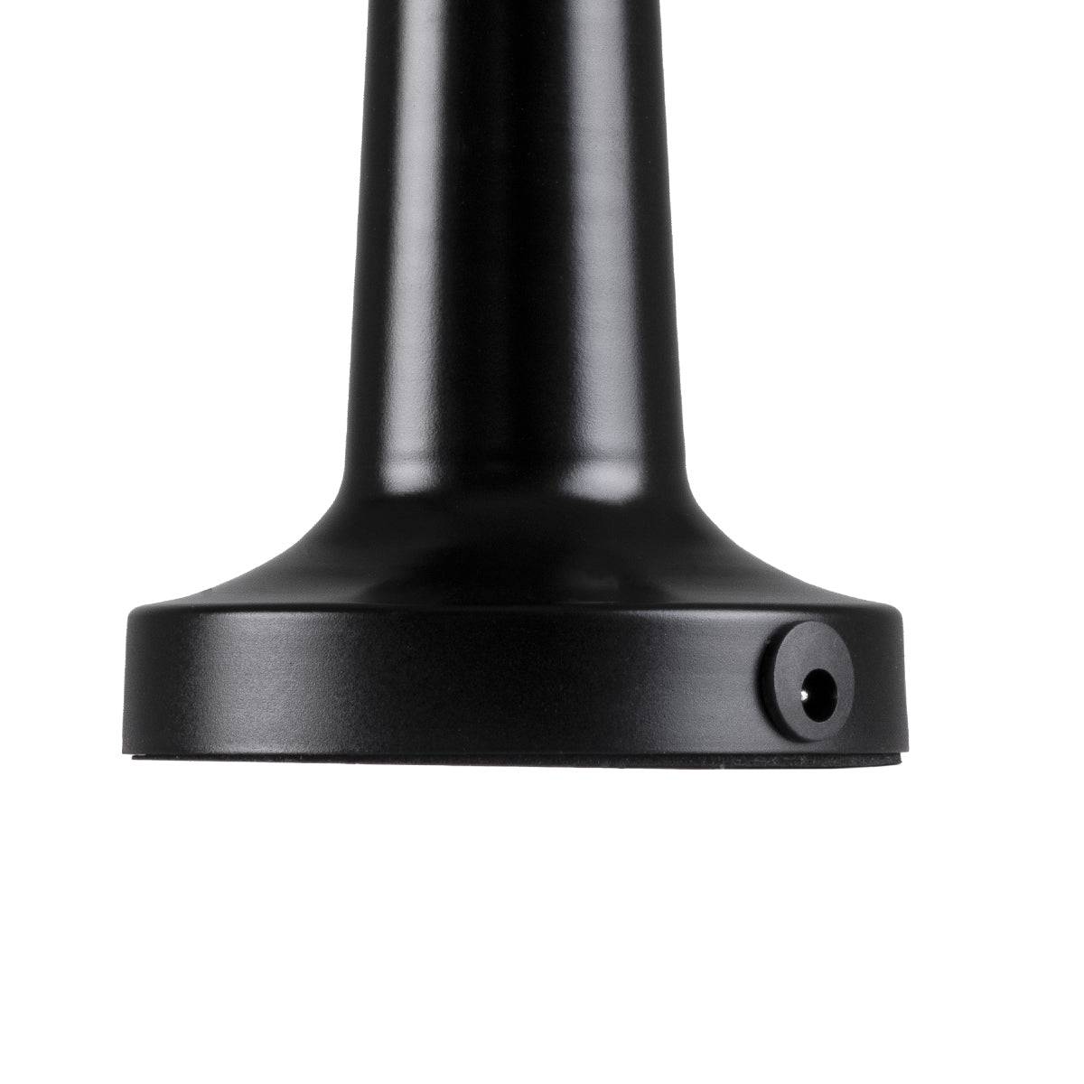 GloboStar® COCO 76509 Μοντέρνο Επιτραπέζιο Φωτιστικό Πορτατίφ LED 1.5W 105lm 120° DC 5V Επαναφορτιζόμενο με Μπαταρία Li-ion 1800mAh - Διακόπτη Αφής με 3 Εντάσεις Φωτισμού Θερμό Λευκό 2700K Dimmable - Φ10 x 22cm - Μαύρο - ledmania.gr