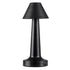 GloboStar® MOLLY 76515 Μοντέρνο Επιτραπέζιο Φωτιστικό Πορτατίφ LED 1.5W 105lm 120° DC 5V Επαναφορτιζόμενο με Μπαταρία Li-ion 1800mAh - Διακόπτη Αφής με 3 Εντάσεις Φωτισμού Θερμό Λευκό 2700K Dimmable - Φ10 x 23cm - Μαύρο - ledmania.gr