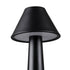 GloboStar® MOLLY 76515 Μοντέρνο Επιτραπέζιο Φωτιστικό Πορτατίφ LED 1.5W 105lm 120° DC 5V Επαναφορτιζόμενο με Μπαταρία Li-ion 1800mAh - Διακόπτη Αφής με 3 Εντάσεις Φωτισμού Θερμό Λευκό 2700K Dimmable - Φ10 x 23cm - Μαύρο - ledmania.gr