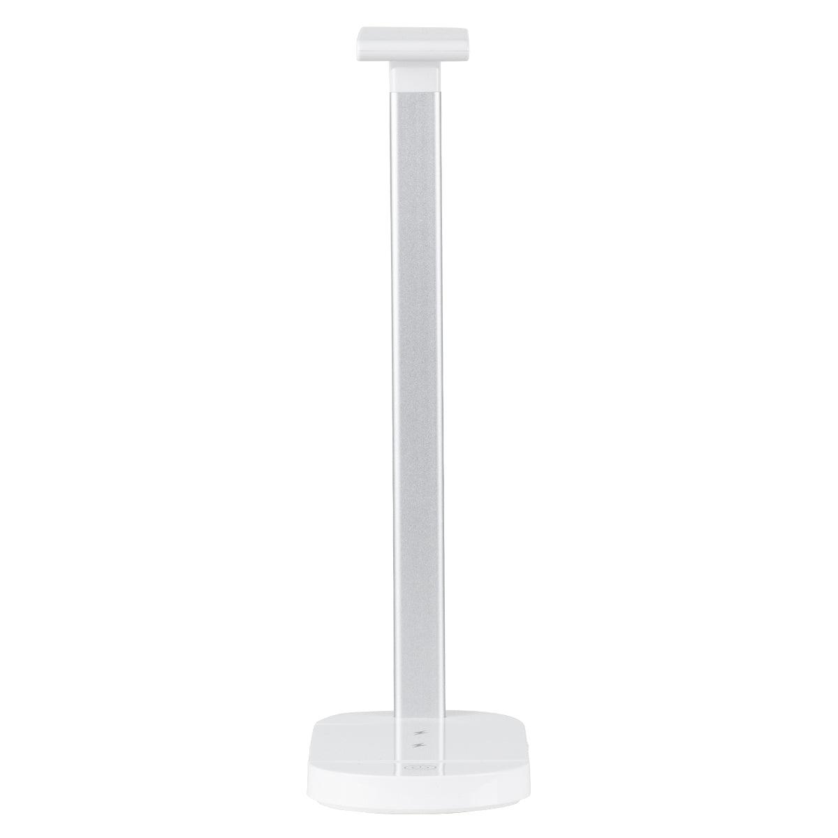GloboStar® FIARIA 76531 Μοντέρνο Επιτραπέζιο Φωτιστικό Πορτατίφ LED 5W 500lm 180° DC 5V - με Ασύρματη Φόρτιση - Wireless Charger - Διακόπτη Αφής - CCT Θερμό Λευκό 2700K - Φυσικό Λευκό 4500K - Ψυχρό Λευκό 6000K Dimmable - Μ25 x Π10.5 x Υ35.5 - Λευκό - ledmania.gr