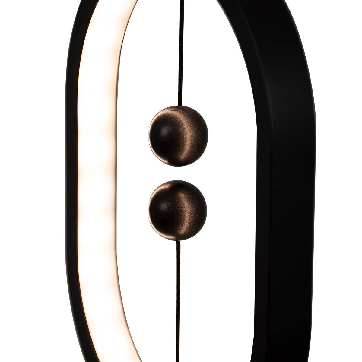 GloboStar® 76544 MAGNET Μοντέρνο Φωτιστικό Γραφείου Σκούρο Γκρι LED 15 Watt 1500lm DC 5V με Μαγνητικό Διακόπτη & Καλώδιο Τροφοδοσίας USB Θερμό Λευκό 2700K - ledmania.gr