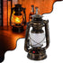 GloboStar® 76547 Vintage Επιτραπέζιο Διακοσμητικό Φωτιστικό LED Retro Μπρούτζινο Φαναράκι Flame Effect 10W 500lm Επαναφορτιζόμενο με Διακόπτη On/Off & Καλώδιο Πρίζα Σούκο - Μπαταρίας 2x18650 4000Mah (Περιλαμβάνονται) Ultra Θερμό Λευκό 1800K - ledmania.gr