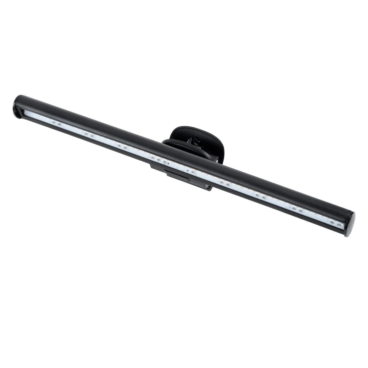 76552 Φωτιστικό Οθόνης Anti-Glare E-Reading LED 5W 565lm DC 5V με Καλώδιο Τροφοδοσίας USB 2.0 & Ενσωματωμένο Χειριστήριο Εναλλαγής Χρωμάτων CCT Θερμό Λευκό 2700K - Φυσικό Λευκό 4500K - Ψυχρό Λευκό 6000K Dimmable Μαύρο - ledmania.gr