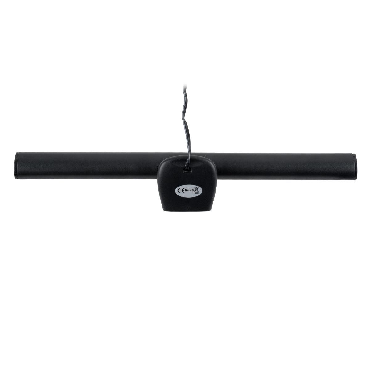 76552 Φωτιστικό Οθόνης Anti-Glare E-Reading LED 5W 565lm DC 5V με Καλώδιο Τροφοδοσίας USB 2.0 & Ενσωματωμένο Χειριστήριο Εναλλαγής Χρωμάτων CCT Θερμό Λευκό 2700K - Φυσικό Λευκό 4500K - Ψυχρό Λευκό 6000K Dimmable Μαύρο - ledmania.gr