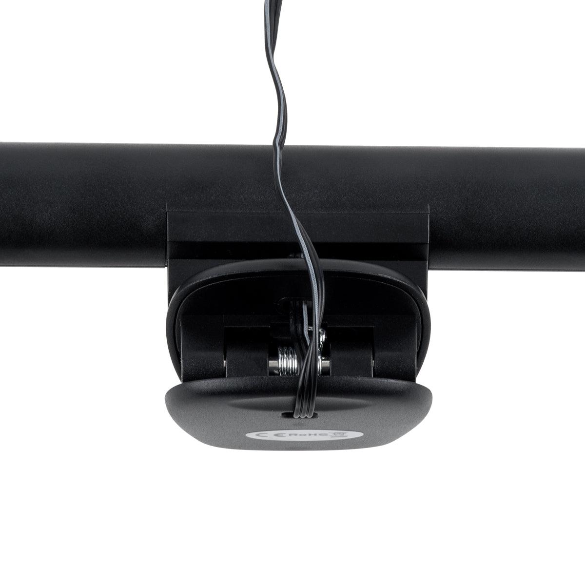 76552 Φωτιστικό Οθόνης Anti-Glare E-Reading LED 5W 565lm DC 5V με Καλώδιο Τροφοδοσίας USB 2.0 & Ενσωματωμένο Χειριστήριο Εναλλαγής Χρωμάτων CCT Θερμό Λευκό 2700K - Φυσικό Λευκό 4500K - Ψυχρό Λευκό 6000K Dimmable Μαύρο - ledmania.gr