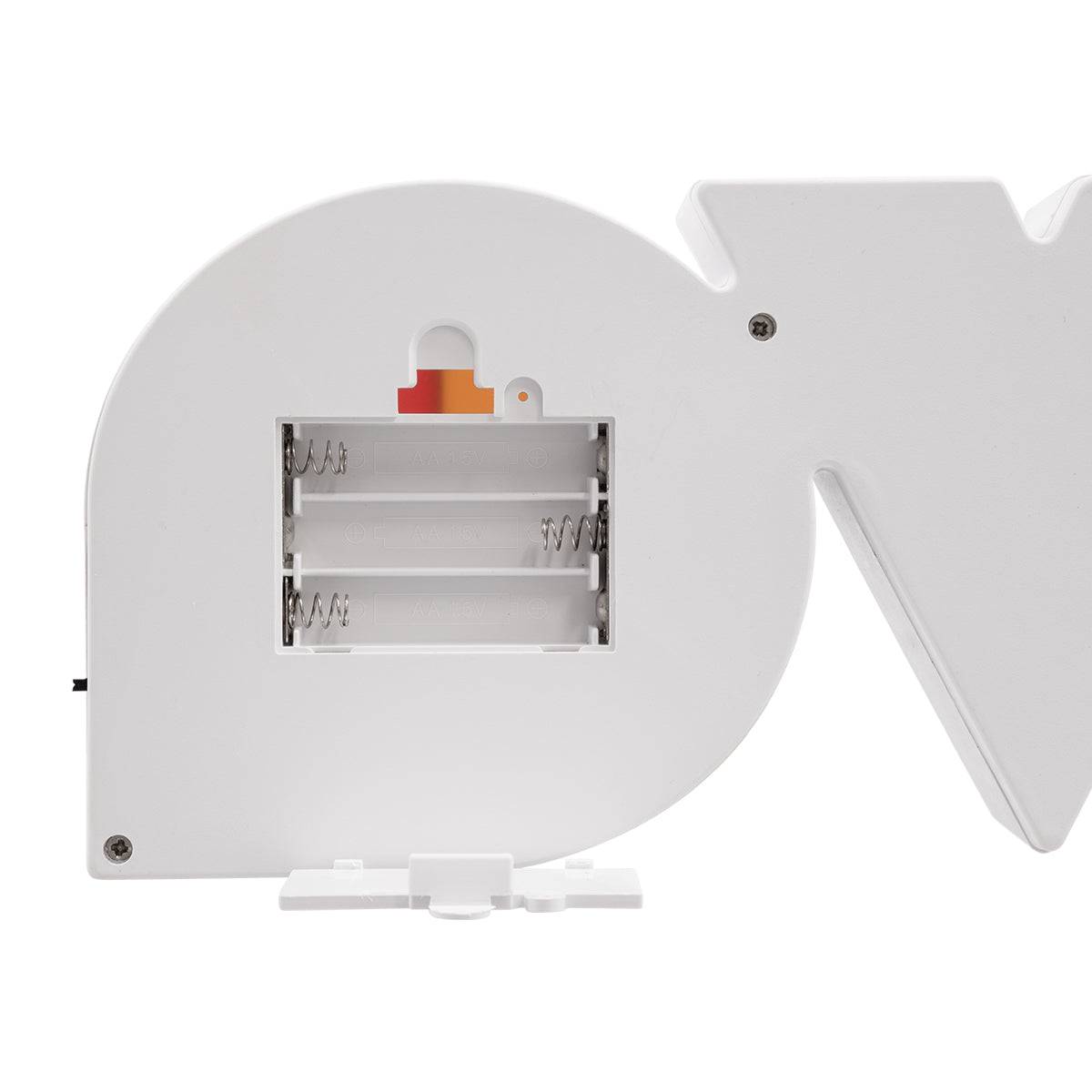 GloboStar® 76553 Μοντέρνο Επιτραπέζιο Διακοσμητικό Φωτιστικό LED Σήμανσης MULTICOLOR LOVE 2W με Διακόπτη On/Off & Καλώδιο Τροφοδοσίας USB - Μπαταρίας 3xAAA (Δεν Περιλαμβάνονται) Ψυχρό Λευκό 6000K - ledmania.gr